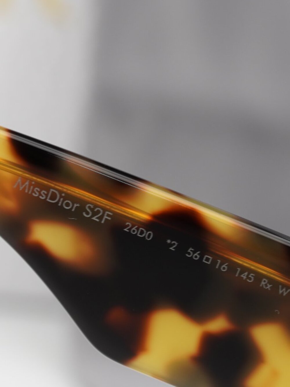 Dior MISSDIOR S2F 26D0 Square Sunglasses - Havana / Bordeaux - Picture 10 of 11